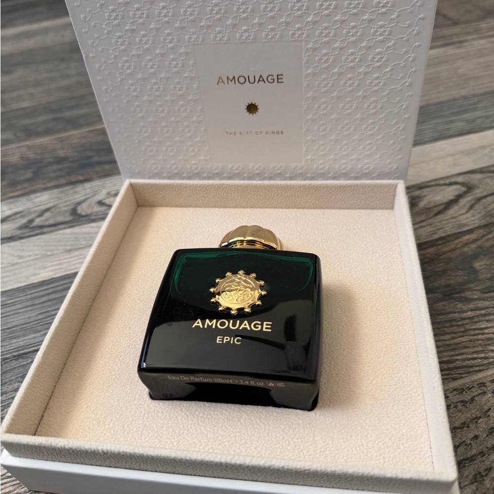 Amouage Epic Skincare Toner - Elegant Green and Gold